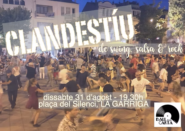 Clandestíu poster - dance session