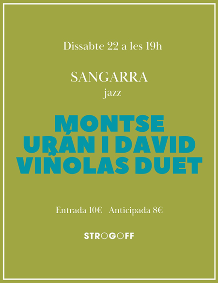 Poster Sangarra Montse Urán and David Viñolas Duet