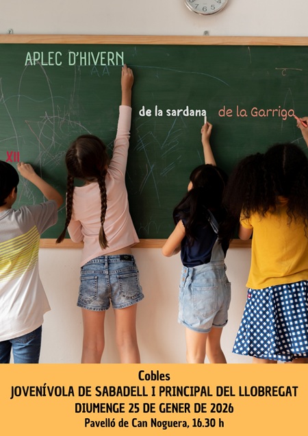 Cartell de XII Aplec d'Hivern de la Sardana