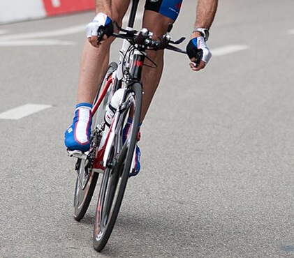 Partial image of a bicycle