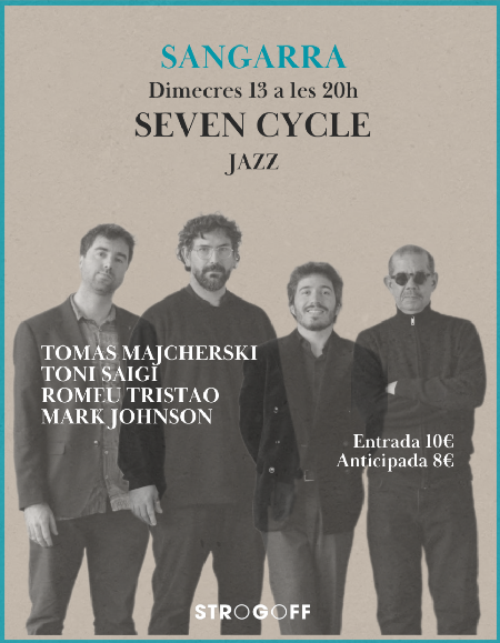Sangarra Seven Cycle Jazz Poster