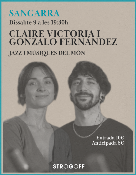 Sangarra poster Claire Victoria and Gonzalo Fernández
