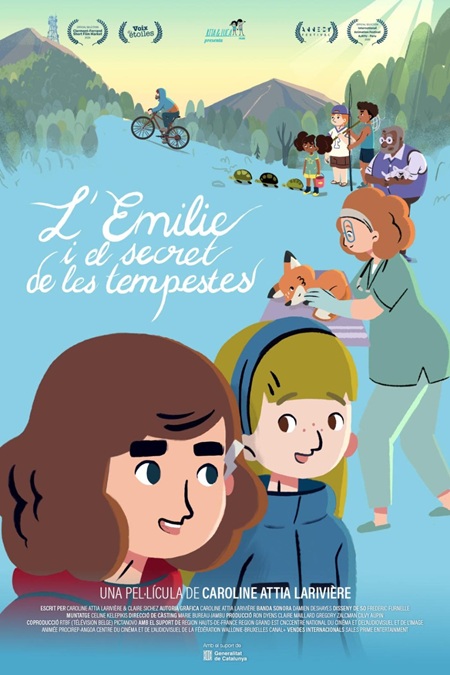 Poster for the film 'Emilie and the Secret of the Storms'
