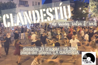 Clandestíu poster - dance session