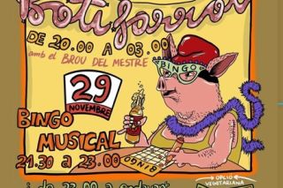 Cartell del bingo musical 'El gran botifarrot'