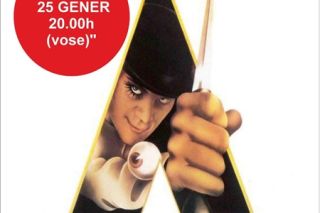 Cartell 'La naranja mecánica'