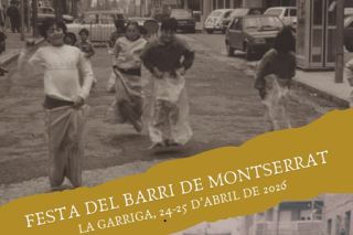 Cartell de la festa del Barri de Montserrat