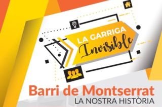 Poster 'La Garriga invisible: Montserrat neighborhood'