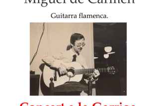 Cartel concierto Miguel de Carmen