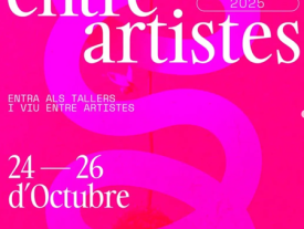 Affiche du Festival d'art « Parmi les artistes » 2025