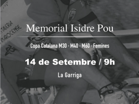 CARRERA DE CICLISMO: Memorial Isidre Pou