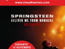 Cartell concert i projecció 'Springsteen: Deliver Me From Nowhere'