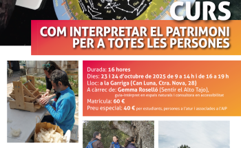 Cartell curs interpretació del Patrimoni