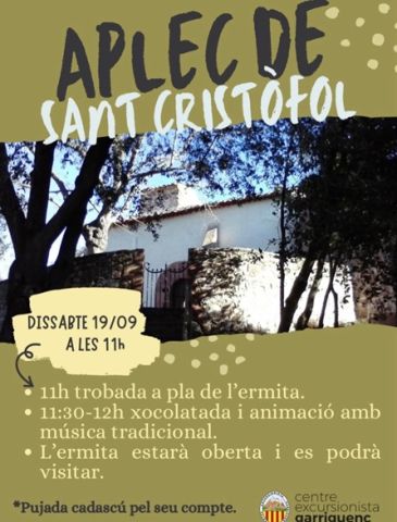 Cartell de l'aplec de Sant Cristòfol