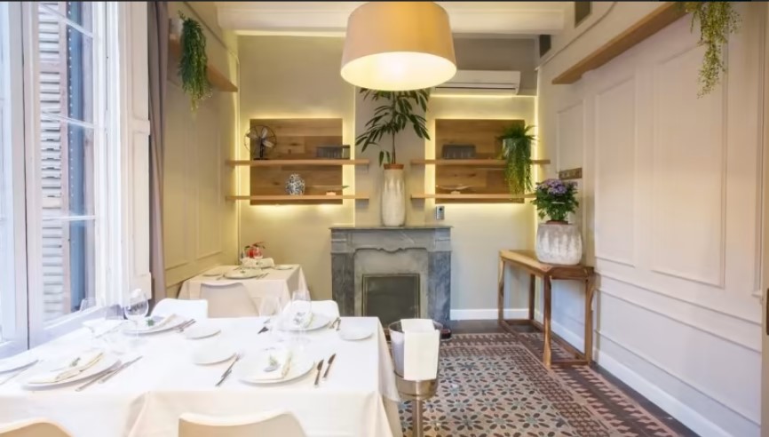 Fotografia d'una sala del restaurant