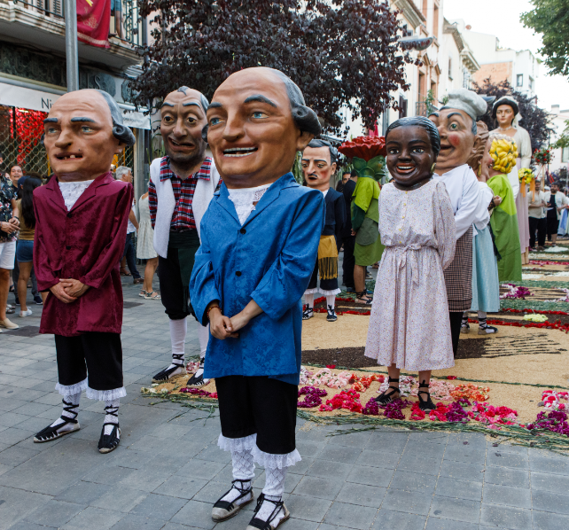 Foto de nans a les catifes de Corpus @AnnaMas fotografia