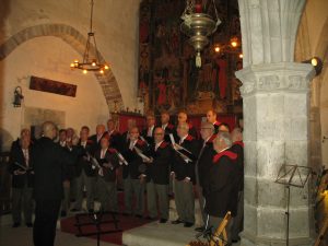 Cor cantant a la Doma