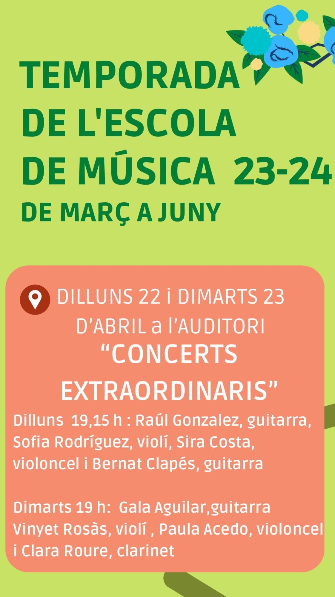 Conciertos extraordinarios