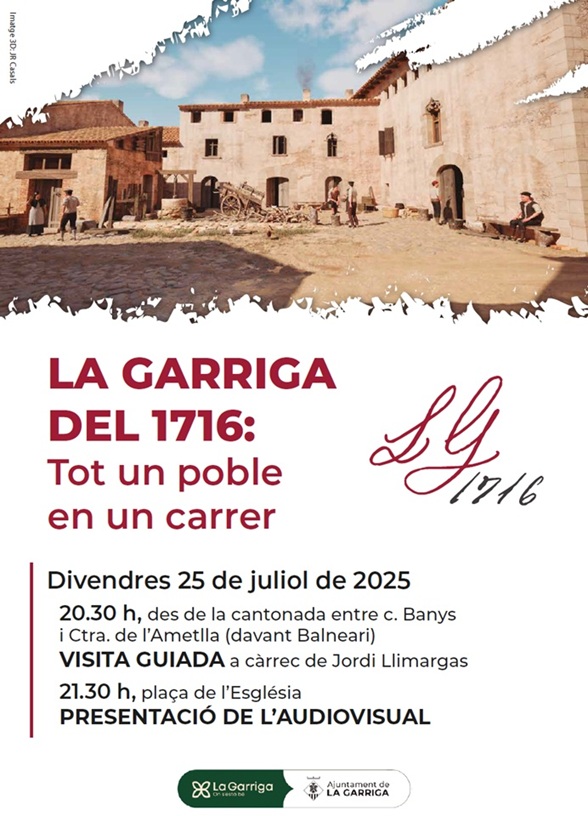 Guided and audiovisual route 'La Garriga del 1716'