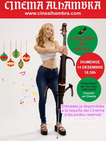 Cartell del concert en directe de Núria Conangla
