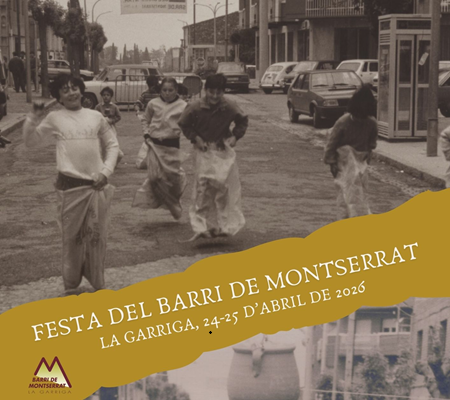 Cartell de la festa del Barri de Montserrat