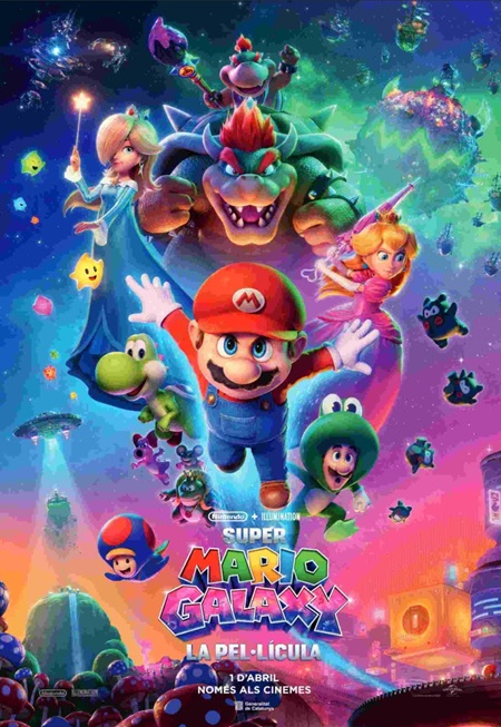 Cartell 'Súper Mario Galaxy: La pel·lícula'