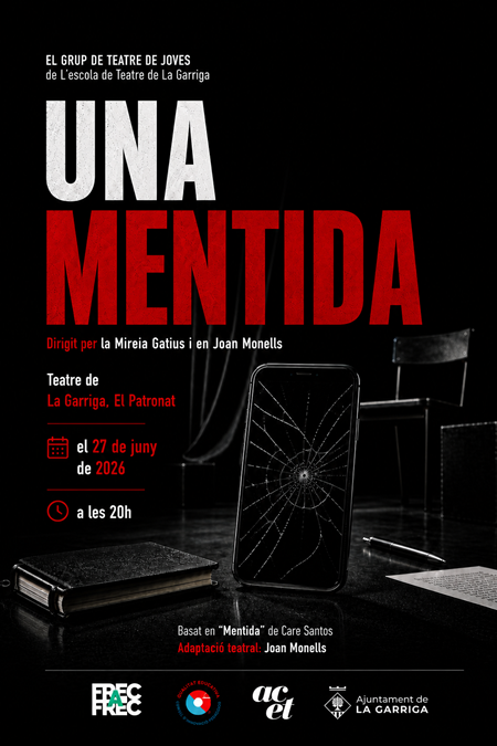 Cartell 'Una mentida'
