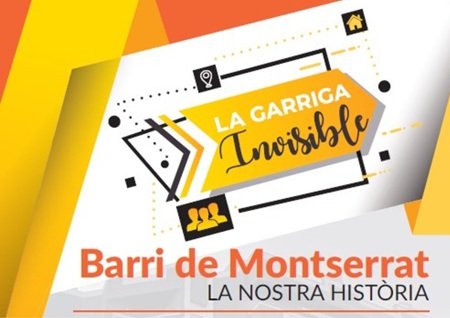 Cartell 'La Garriga invisible: Barri de Montserrat'