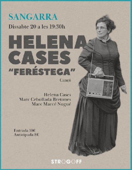 Cartell Sangarra amb Helena Cases