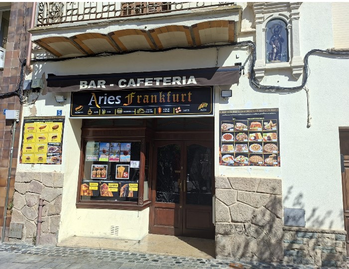 Vista de la façana del restaurant