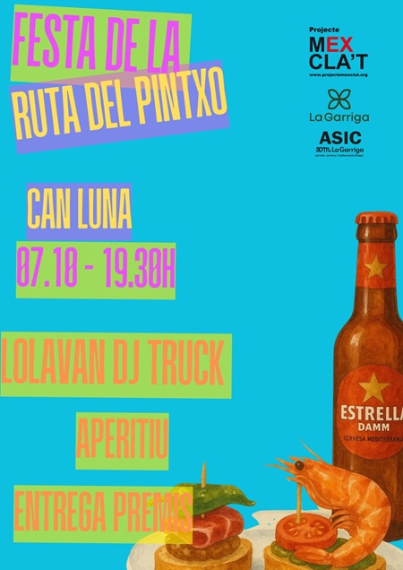 Cartell Festa de la Ruta del Pintxo 2026