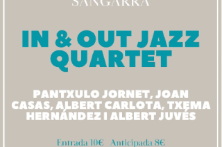 Cartel SANGARRA DE JAZZ en Strogoff: In & Out Jazz Quartet