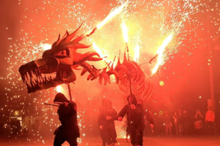 Imatge del correfoc del Front Diabòlic