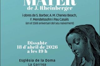 Cartell concert de Kantikune STABAT MATER