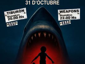 Cartel Castañada de miedo 2025