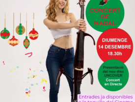 Cartell del concert en directe de Núria Conangla