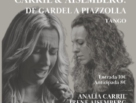Cartell Sangarra 'Carril &amp; Aisemberg: de Gardel a Piazzolla'