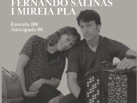 Cartell Sangarra amb Fernando Salinas i Mireia Pla