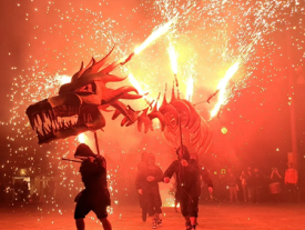 Imatge del correfoc del Front Diabòlic