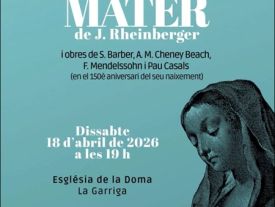 Cartell concert de Kantikune STABAT MATER