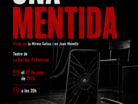 Cartell 'Una mentida'