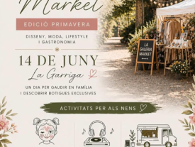 Cartell del mercat de primavera: La Galeria Market