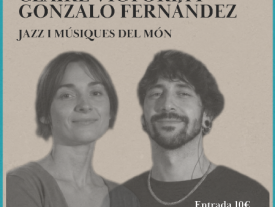 Cartell Sangarra Claire Victoria i Gonzalo Fernández