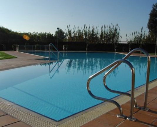 View of the swimming pool