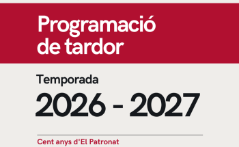 Portada nova programació de tardor - Temporada 2026-2027