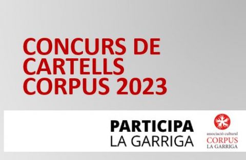 Concurs de cartells de Corpus 2023