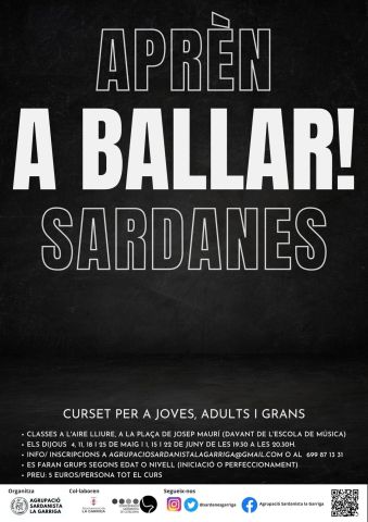 Cartell de sardanes