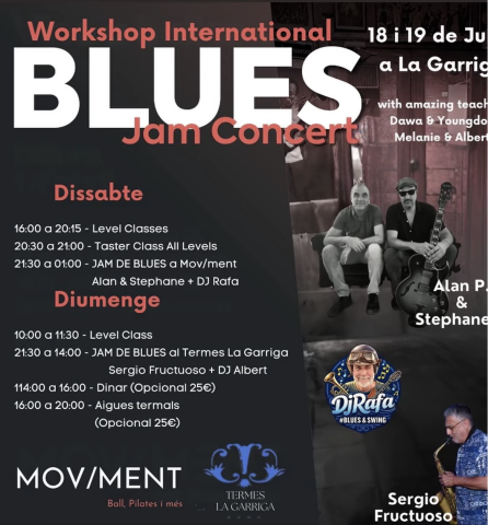 Cartell del Workshop International Blues Jam Concert