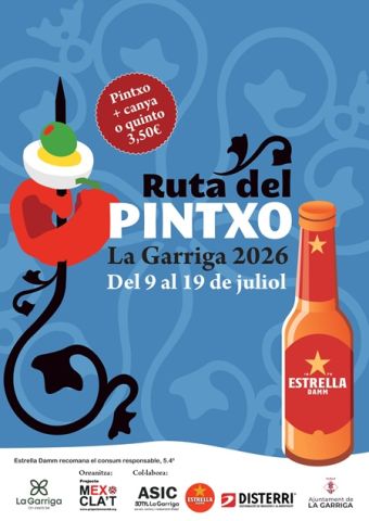 Cartell de la Ruta del pintxo 2026