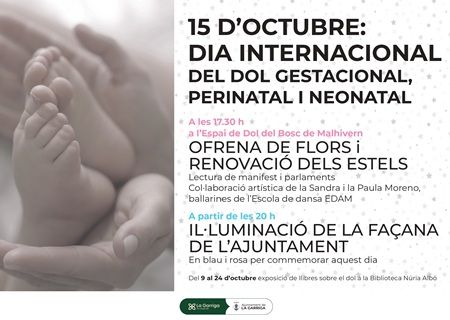 Dia internacional del dol gestacional, perinatal i neonatal